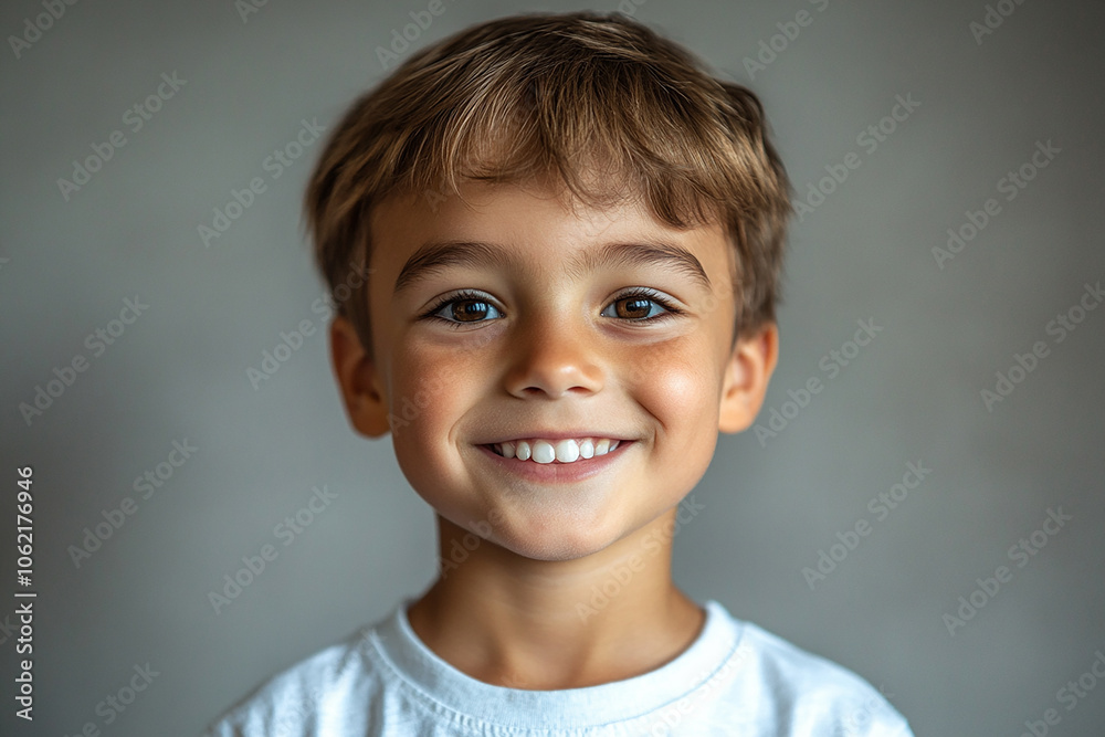 portrait of an white little boy with a smile portrait of an white little boy with a smile