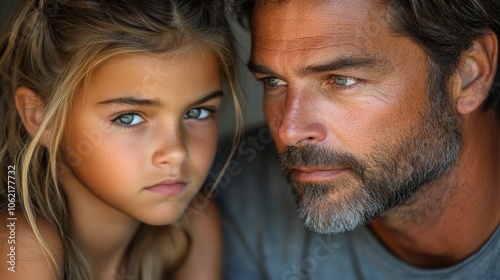 Father apologizing to his teenage daughter after a disagreement, representing the importance of communication and forgiveness in family relationships