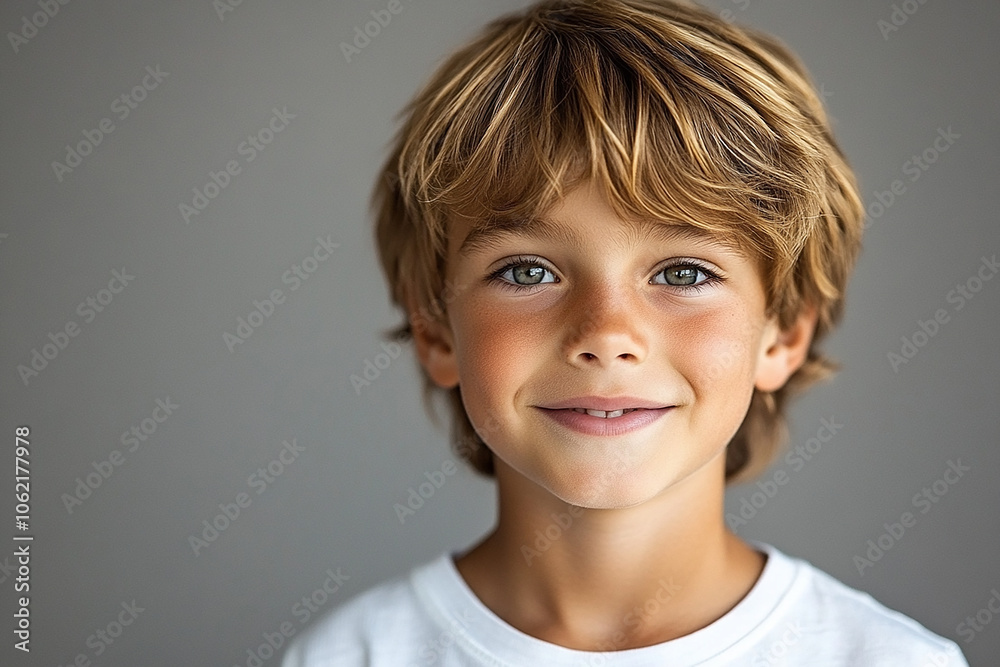 portrait of an white little boy with a smile portrait of an white little boy with a smile