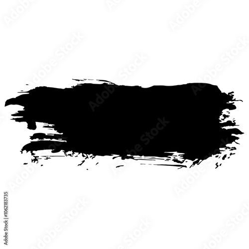 和風素材　筆で描かれた線のイラストセット　ベクター