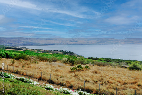 The Sea of Galilee, or Kinneret, Lake of Gennesaret or Tiberias. It is the largest freshwater lake in Israel, it is the lowest freshwater lake on Earth. In this lake Jesus made a lot of miracles. 2016