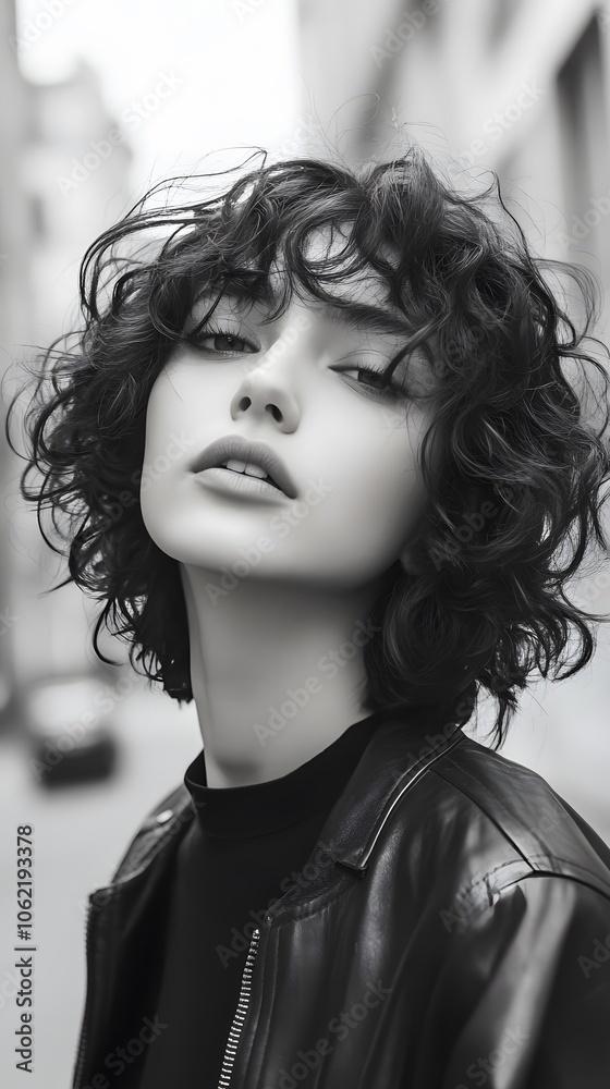 Black and White Portrait with Turtleneck
Black and White Portrait with Turtleneck