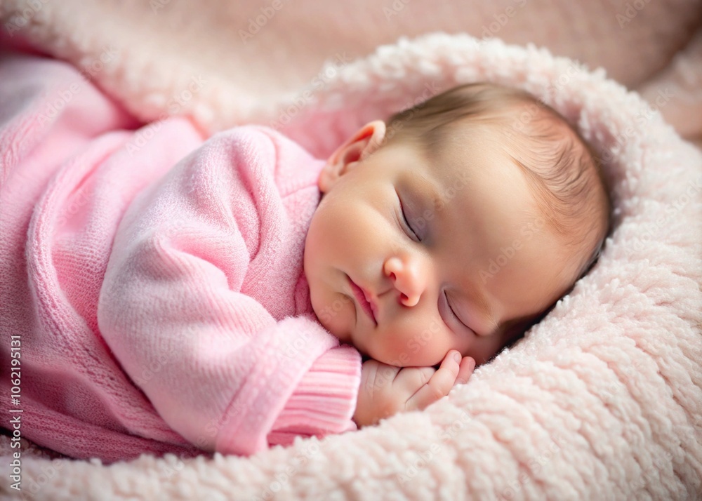 newborn baby sleeping peacefully generative ai newborn baby sleeping peacefully generative ai