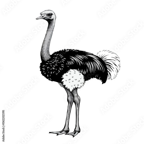 ostrich illustration