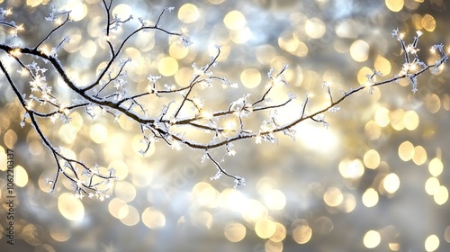 Frosted Red Berries in a Winter Wonderland: A Serene Close-Up Capturing Nature's Icy Beauty winter