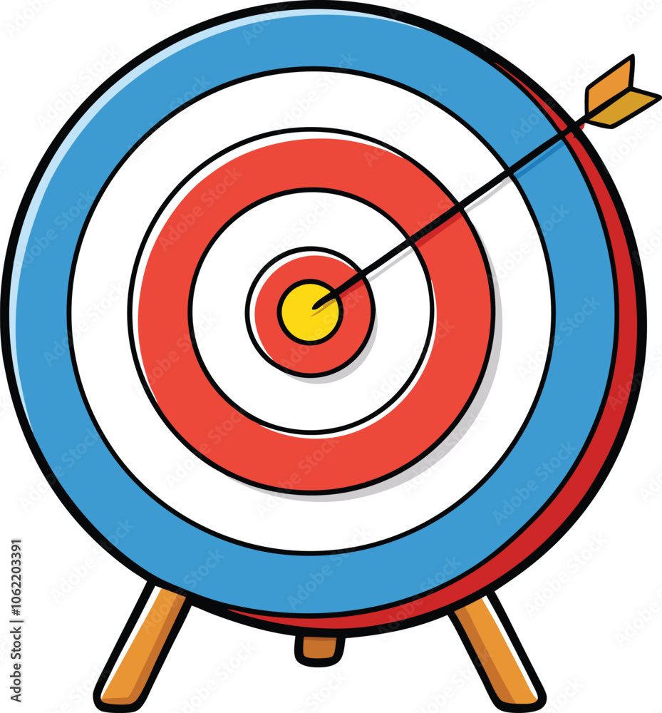 target vector on white background target vector on white background