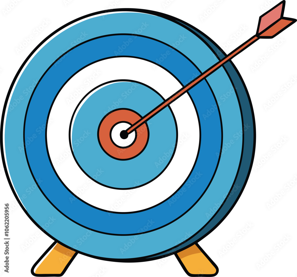 target vector on white background target vector on white background