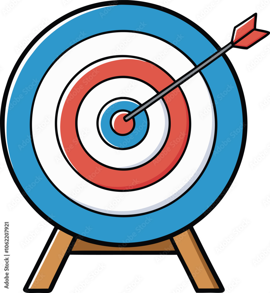target vector on white background target vector on white background