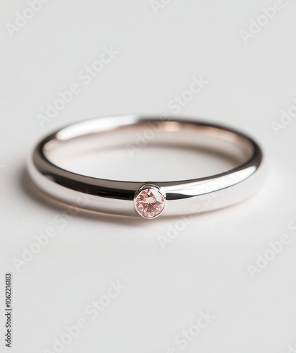 Elegantly Simple Silver Ring with Engraved Detail