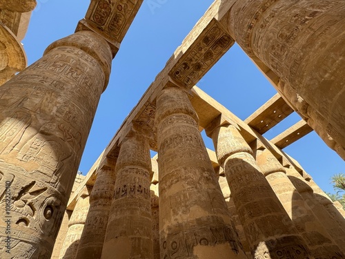 Karnak Luxor Egypt columns