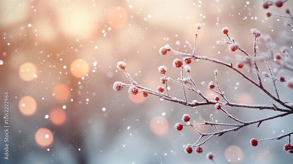 Frosted Red Berries in a Winter Wonderland: A Serene Close-Up Capturing Nature's Icy Beauty winter Frosted Red Berries in a Winter Wonderland: A Serene Close-Up Capturing Nature's Icy Beauty winter