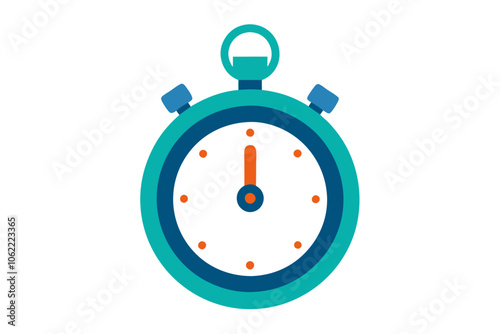 Stopwatch | isolated vector illustration on white background