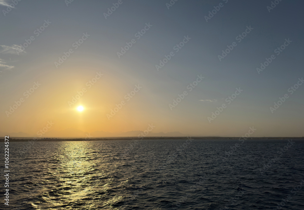 Sunset Red Sea Egypt Hurgada Sunset Red Sea Egypt Hurgada