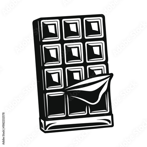 Chocolate Bar vector illustration.