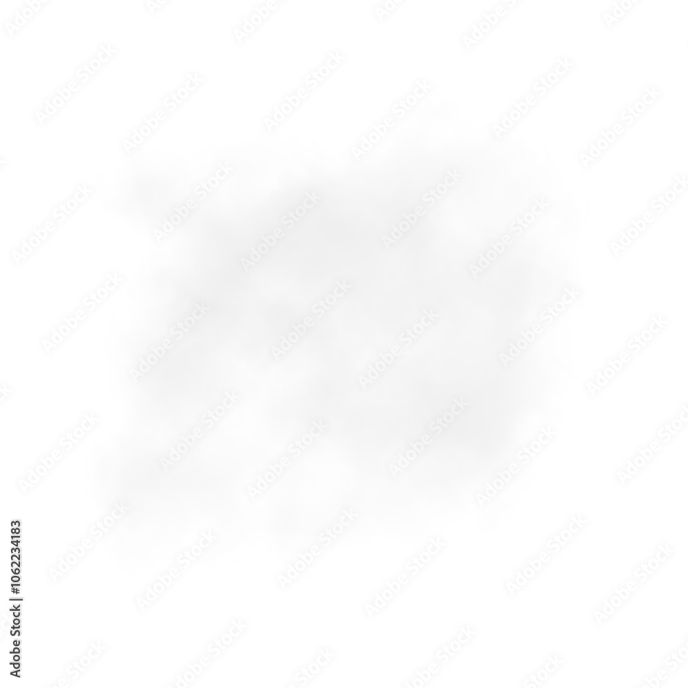 Realistic cloud smoke or fog on transparent background Realistic cloud smoke or fog on transparent background
