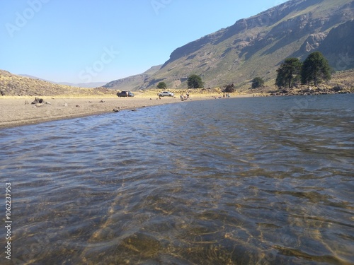 Beautiful landscape of patagonia argentina photo