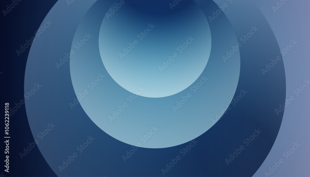 Obraz premium A blue sphere with a blue background and a place for text
