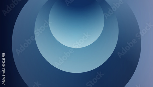 A blue sphere with a blue background and a place for text