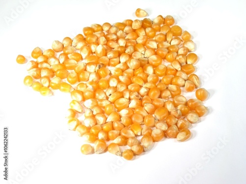 Close-Up of Yellow Popcorn Kernels