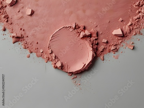 This image is perfect for showcasing the color payoff and blendability of the blush, making it a valuable tool for beauty bloggers and makeup artists. photo