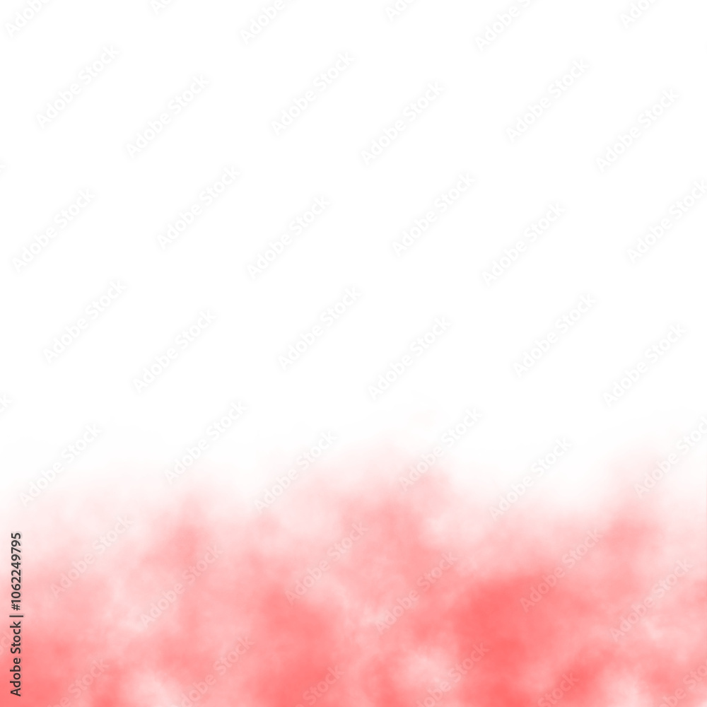 Red fog smoke vapor mist cloud on transparent background Red fog smoke vapor mist cloud on transparent background