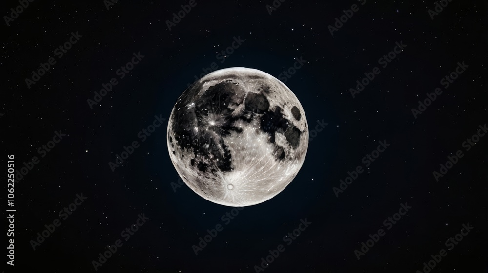 Obraz premium moon and earth