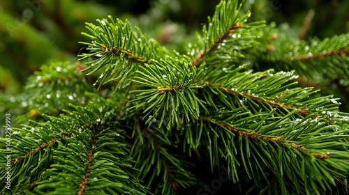 Explore the beauty of nature with lush green pine branches that enhance your holiday decorations