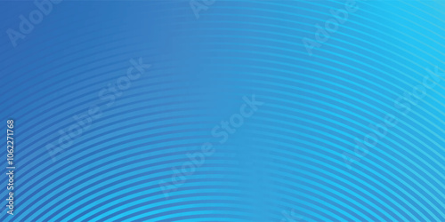 Abstract blue background with diagonal lines. Dynamic shapes composition.