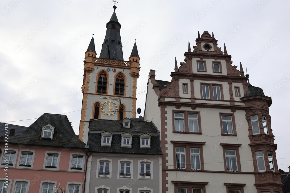 Blick in die Altstadt der Stadt Trier Blick in die Altstadt der Stadt Trier