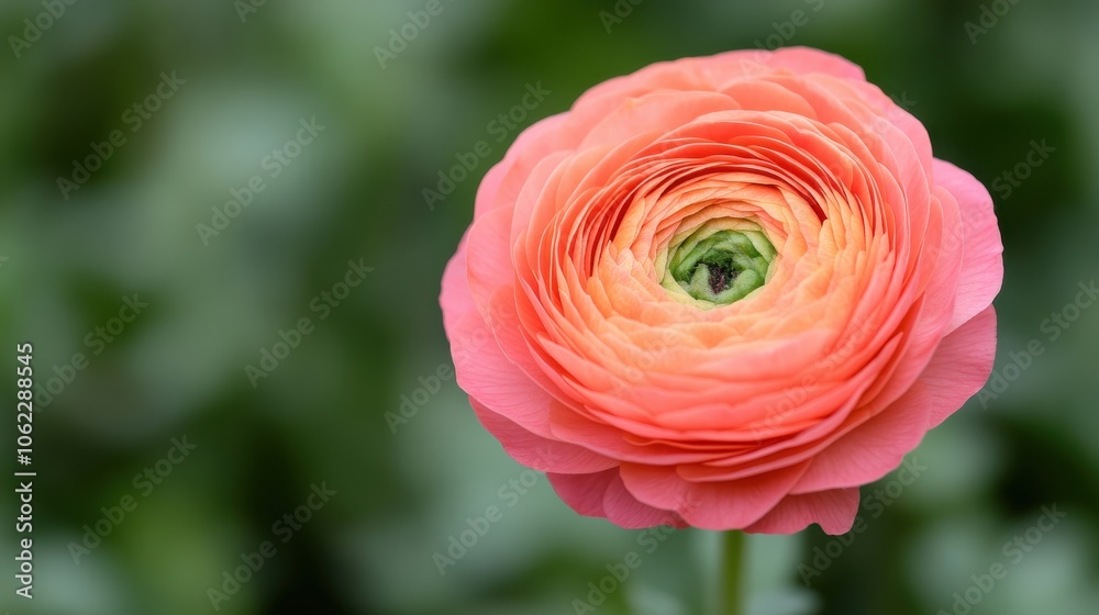 Vibrant Flower Blooming in a Serene Garden Vibrant Flower Blooming in a Serene Garden