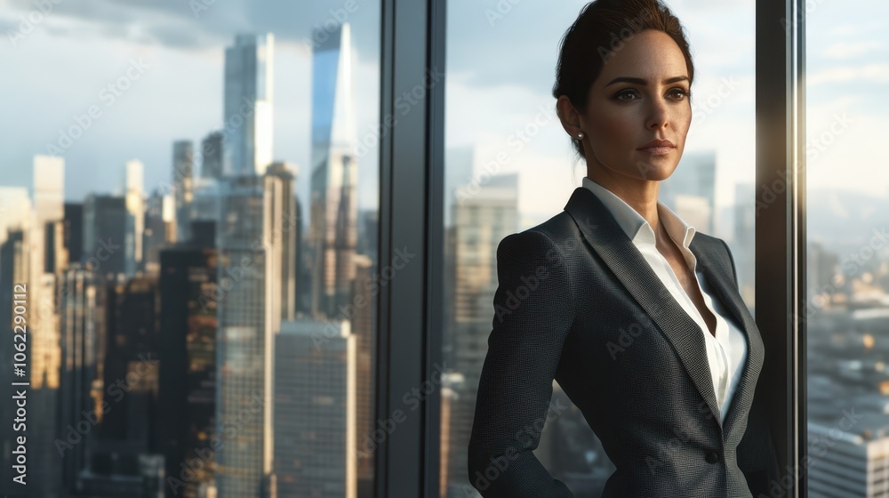 Fototapeta premium The Confident Businesswoman Portrait