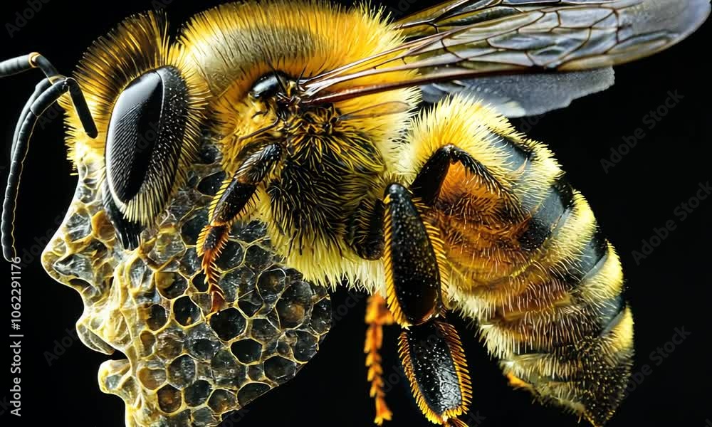 Bee with a Human Face