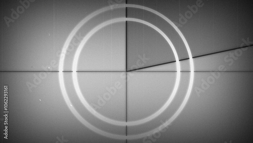 Vintage Black and White Background of Old Movies