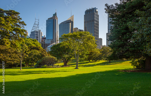 Photography Exposure of Sidney cityscape taken from the Phillip Precinct, commonly referred