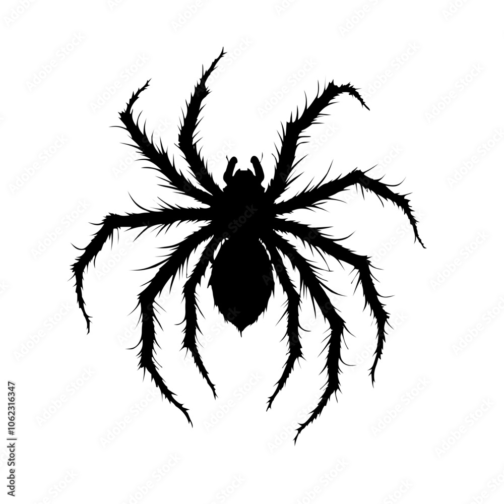 Obraz premium spider isolated on white background