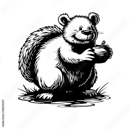 squirrel cartoon