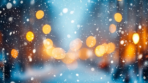 Abstract snowfall texture background for winter theme