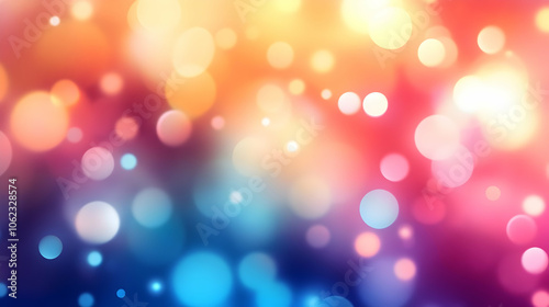 A soft bokeh effect with warm tones of orange, yellow, and blue, evoking a dreamy and tranquil ambiance.