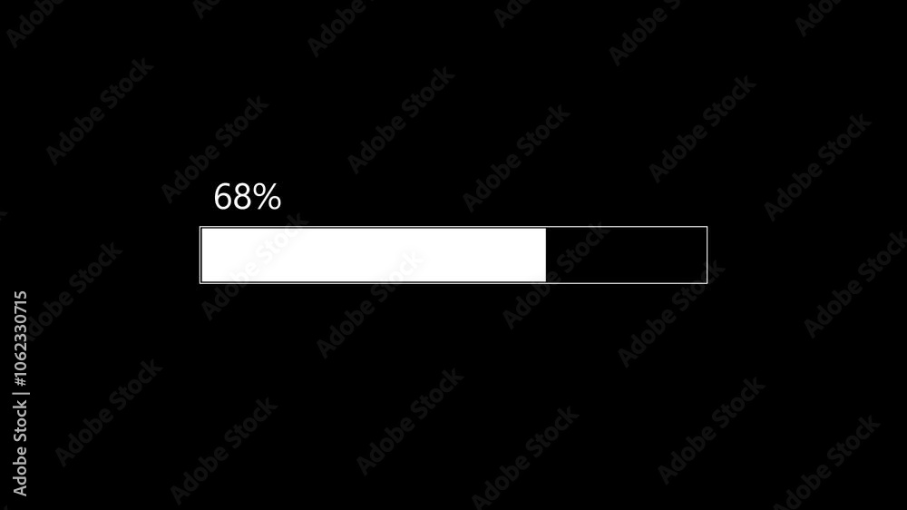 glowing loading bar animation with bright color. glowing loading bar animation with bright color.