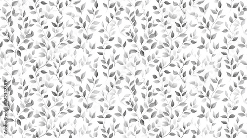 Wallpaper Mural Seamless pattern featuring an array of delicate small leaves creating an abstract floral background ideal for textiles and wallpapers Torontodigital.ca