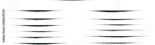 Brushes pack .Grunge shadow set . Vector brush Stroke . Distressed banner . Black stripes with rough edges. paintbrush collection .Gradient shadow collection . Claw marks . Distress textured strokes