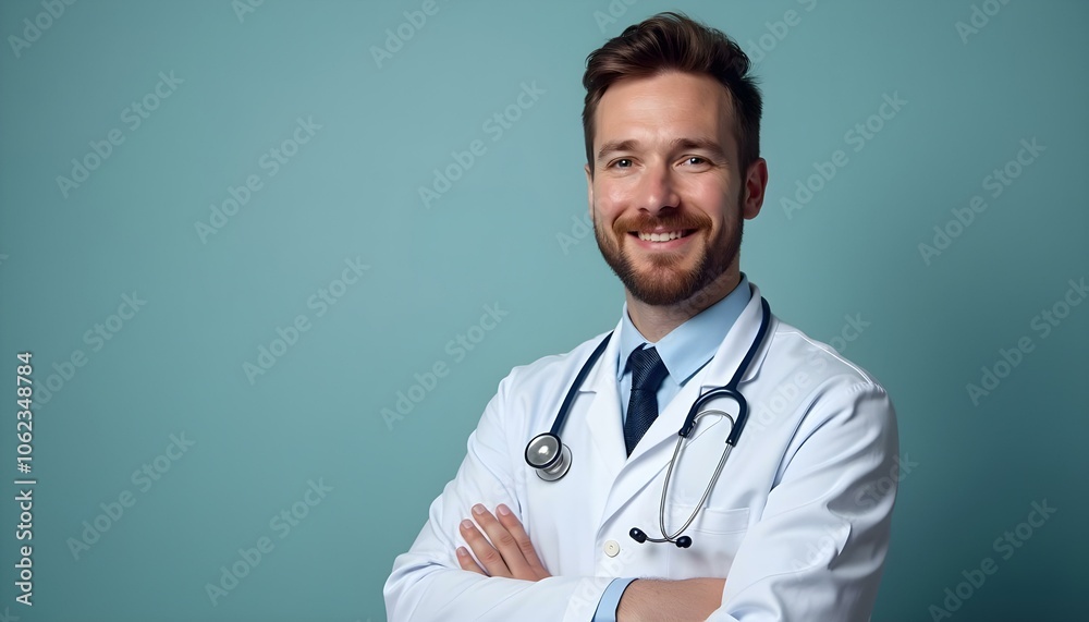 Doctor hand cross pose Doctor hand cross pose