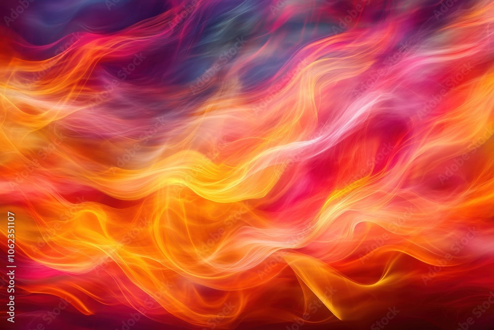 Background with vibrant textures of flames and smoke Background with vibrant textures of flames and smoke