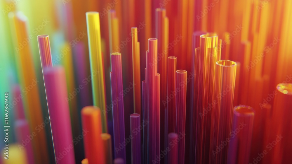 Digital analytics 3d graph with columns color depth music equalizer abstract colorful. Generative AI. Digital analytics 3d graph with columns color depth music equalizer abstract colorful. Generative AI.