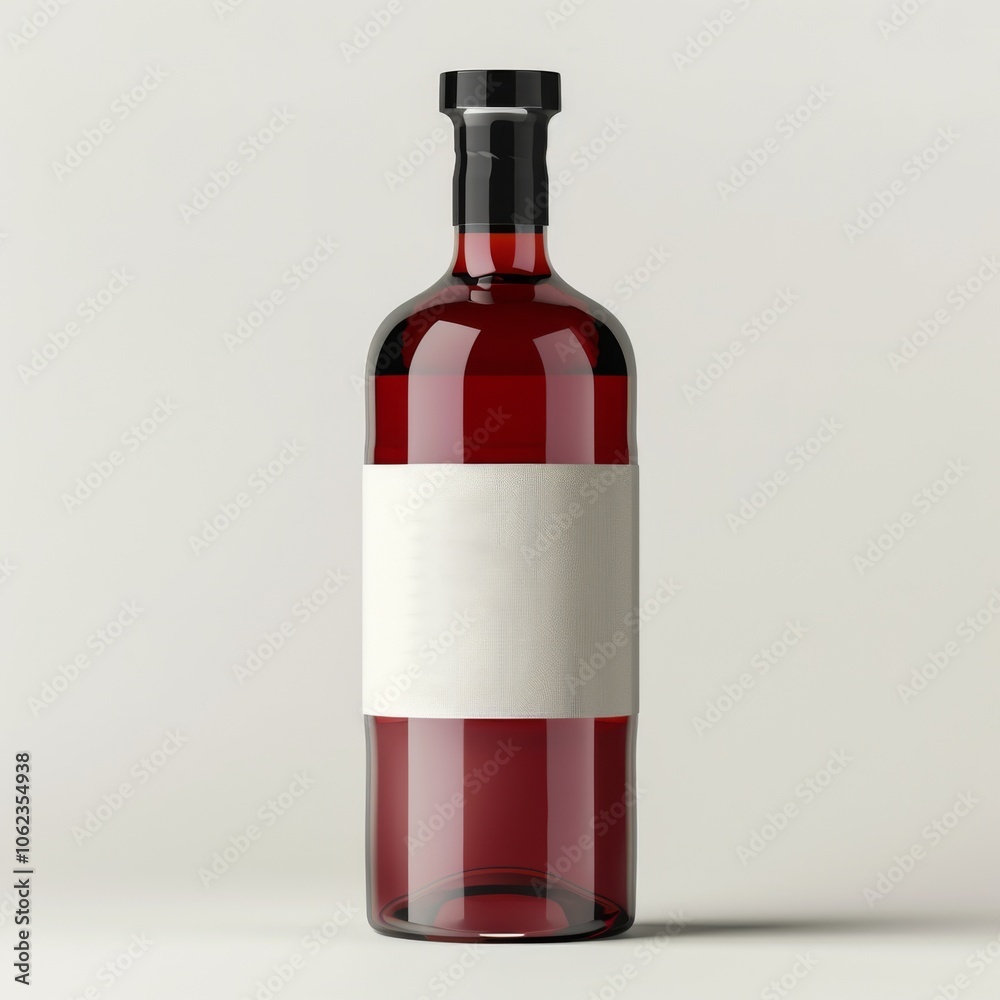 Designer bottle project without label, layout. Template for advertising, design, corporate identity. Designer bottle project without label, layout. Template for advertising, design, corporate identity.