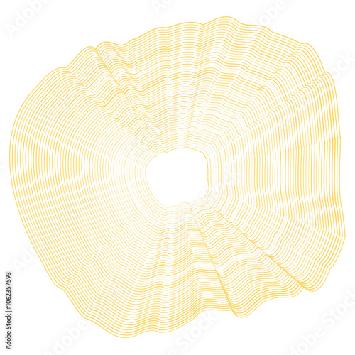 Wallpaper Mural Flowing particles form waves, a gradient light pattern. modern technology background Torontodigital.ca