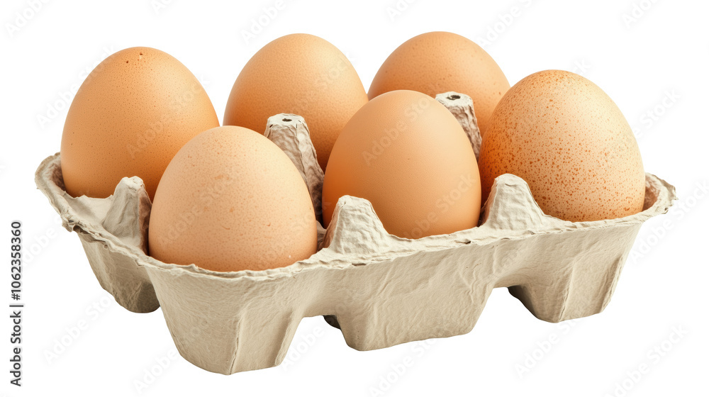 Fresh Brown Eggs in a Carton for Culinary and Food Photography Usage - Perfect for Recipes and Cooking Shows Fresh Brown Eggs in a Carton for Culinary and Food Photography Usage - Perfect for Recipes and Cooking Shows