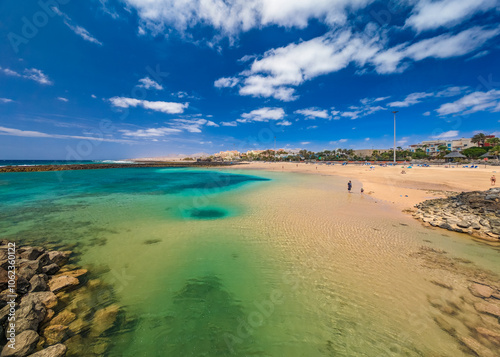 La Guirra Beach, Caleta de Fuste, Fuerteventura, Canary Islands photo