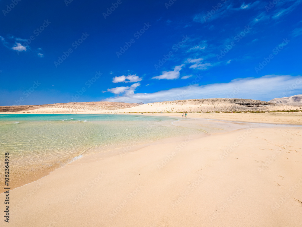 Beach on Fuerteventura, Canary island Beach on Fuerteventura, Canary island