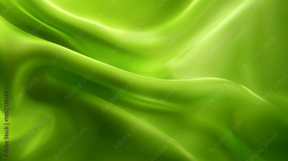 Obraz premium Processed collage of emerald green silk surface texture. Background for banner, backdrop or texture for 3D mapping